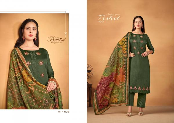 Belliza Jashn E Ishq Vol 8 Cotton Embroidered Dress Material